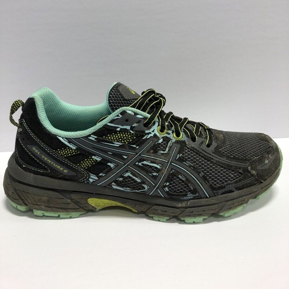 Asics Women’s Gel-Venture 6 Running Shoes Black Size 9.5 M